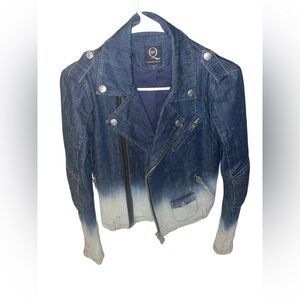 Alexander McQueen ombre denim jacket